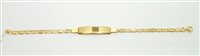 Armband Lorenza Gioielli Herr Bracciale Con Piastra Massiccio in Gelbgold BR120964 - BR120964